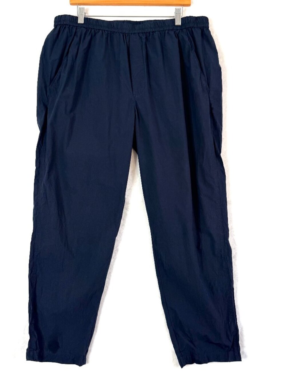 COS Cotton Coastal Minimalist Drawstring Tapered Relaxed Cropped Pants Mens XL